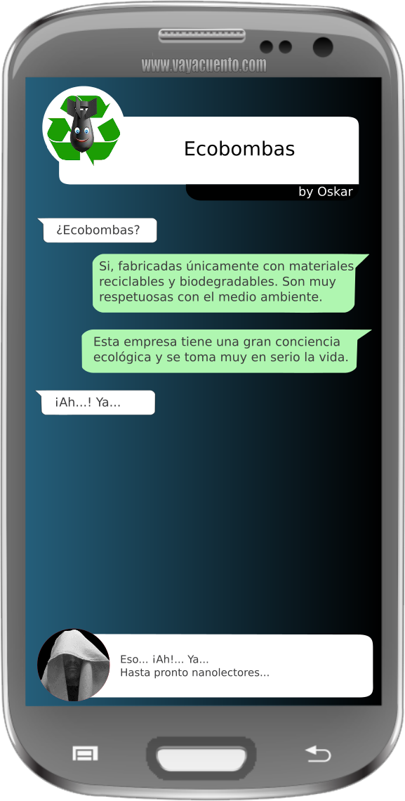 ecobombas vaya cuento relatos breves nanorrelatos microrrelatos